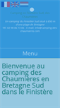 Mobile Screenshot of camping-des-chaumieres.com